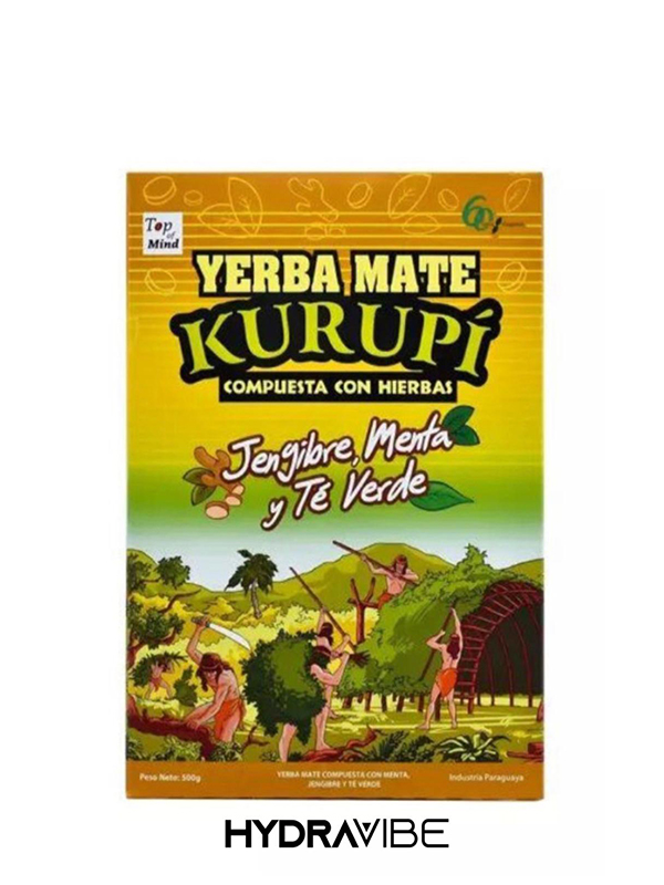 Kurupi Te Verde y Jengibre 500 g